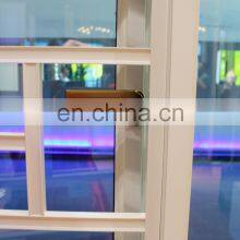 Modern Office Dark Screens Sheet Security Grills Styles White Safety Bar Insulated Glass Aluminum Windows and Doors With Handles thumbnail-2