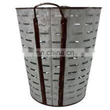 Olive Bucket With Handles thumbnail-4