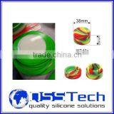 High Quality 7ml Customized Small Wax Dab Coil Nail Glass Globe/ Oil Dab Wax Container/ Silicone Wax and Oil Container thumbnail-1