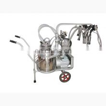 Hot sale two buckets small electric milking machine for cow/goat/sheep