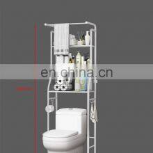 Sell Like Hot Cakes Toilet Rack Shelf Over Toilet Storage Bathroom Shelf Storage Lron Painting Save Space thumbnail-2