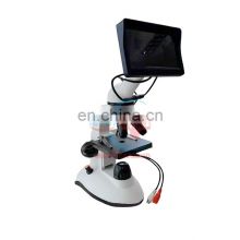 HC-R069B Lab portable digital display 4.3inch monitor microscope with battery