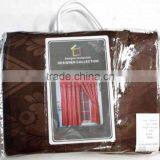 2PCS JACQUARD WINDOW CURTAIN SET WITH LACE BACKING, WITH 2 TASSEL TIE-BACK thumbnail-3