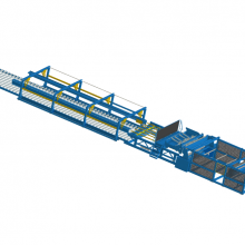 Mechanical Hanging Wire Automatic Net Out and Net Down Mesh Welding Machine for Steel Mesh thumbnail-2