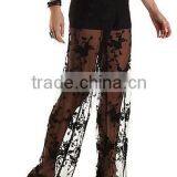 Fashion Leisure Lace Yarn Pants thumbnail-3