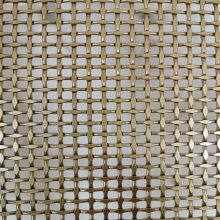 Woven Crimped Decorative Metal Wire Mesh for Cafes, Cabinet Door Decoration thumbnail-1