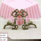 DIY Manual Zinc Alloy Accessories Running Sika Deer Pendant thumbnail-1