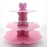 Cake Decoration 3 Tier Cardboard Cupcake Stand for Themed Parties. thumbnail-1