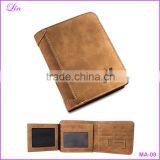 Leather Wallet Men Vintage Design Wallet Purse