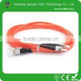 High Quality 50/125 ST/UPC-FC/UPC Multimode 3M Fiber Optic Patch Cord for Comunication thumbnail-1