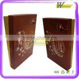 Holiday Gift Chocolate Packing Gold Stamping Box With Blister Insert
