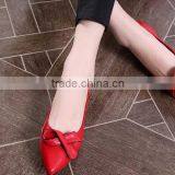 Rolled Ballet Low Heel Pointe Flat Shoes for Bridal Wedding thumbnail-1