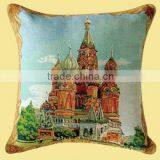 Muslim Style Castle Jacquard Knitted Cushion Cover CT-061