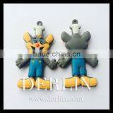 Cartoon Colourful Decorative Kids Children Customised Rubber Patch Silicon Label thumbnail-1