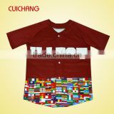 baseball tee shirts wholesale manufacturers China
