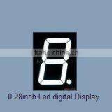7 Segment 1 Digital .039 Inch White Led Numbers Module Display