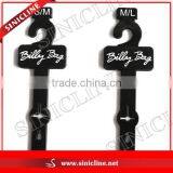 Sinicline Common Use Silk Printing Custom Logo Plastic Belt Hanger thumbnail-1