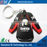 High Quality Cheap Custom Rubber Keychain thumbnail-2