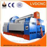 China Manufacturer W11S-40/3000mm 3 Rollers Hydraulic Plate Rolling Machine, Bending Machine Price