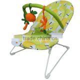 Adjustable light weighted musical baby rocker cradles with lovely toys