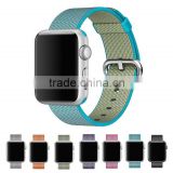 New Arrival Woven Nylon 38mm 42mm Adjustable Cuff Watch band For Apple Watch Strap Band For iWatch Free Adapter