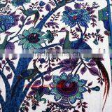 Indian Mandala Blue Tree Of Life Wall Hanging Tapestry Throw Decor Bedspread Bg