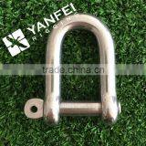 Stainless Steel D Shackle With Screw Pin thumbnail-1