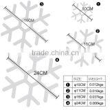 School Dormitory Exquisite White Snowflakes Stick Shelf Wall Decoration New Design thumbnail-5