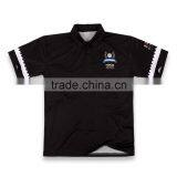 100%polyester Dry Fit Custom Design Sublimated Short Sleeve Golf Polo Shirts thumbnail-1