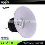 100w Aluminum Wall Mounted Highbay Industial Lighting, Led High Bay Light With Pipe Cooling Fins thumbnail-2