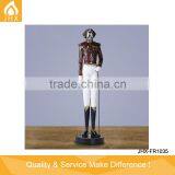 Customized Resin Gentleman Dog On Crutches Sculptures thumbnail-3