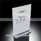Shenzhen Factory T Shaped Wholesale Custom Acrylic Price Tag Holder/a4 Acrylic Sign Holder With Magnet thumbnail-3