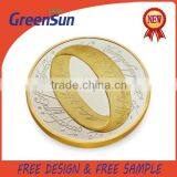 China Supplier Special Design Gold Sandblasting Coins thumbnail-1