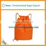 Nylon Polyester Drawstring Bag Custom Logo Printed Backpack Drawstring thumbnail-3