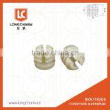 Cabinet Plastic Screw Nuts Funiture Fitting