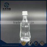 Unique Clear 50ml Glass Drinking Bottle for Wine