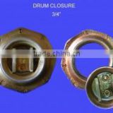 2 inch and 3/4 inch metal drum closures/drum flange closure/drum covers
