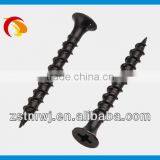Black Zinc Flat Head Phillips Slot Chipboard Screw