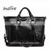 Woman Shopping Bag Wax-oil Leather Handbag Crossbody Bag thumbnail-3