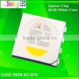 New Designed Red Blue Green White Diode 4 Chips in One PLCC-8 0.3W Datasheet Epistar SMD 5050 RGBW LED Chip Supplier's Choice