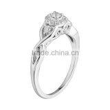Silver Engagement Wedding Rings for Women thumbnail-2