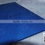 Ceramic Silkscreen Print on Blue Tinted Glass, Tempered Glass, Customized Color and Design Glass thumbnail-1