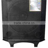 Professional 10 Inch Portable Wooden Battery LCD Display Speaker With MIC and RC thumbnail-3