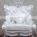 Factory Wholesale Living Room Furniture Sofa, White Leather Sofa, Luxury Sofas thumbnail-3