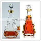 Great Capacity Lovely Shaped Bottle in Good Quality Competitive Price Foldable Brandy Bottle Round Boston Bottle