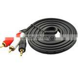 Choseal Q-304 3.5mm to AV RCA for Ipod/MP3/pc 1.8m/3m/5m/10m/15m Audio Adapter Cable