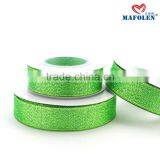 25mm High Quality Single Face Gliter Nylon Ribbon for Sale thumbnail-5