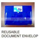 New pp Reusable Document Envelop