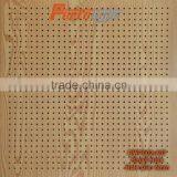 Wooden Acoustic Perforated Gypsum Ceiling Tile Made in China Good Quality Soundproof thumbnail-2