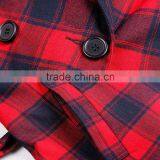 Woman Autumn Woven Vest Dress Female Big Plaid Sleeveless Wind Coat Femme Manteau 2016 thumbnail-6